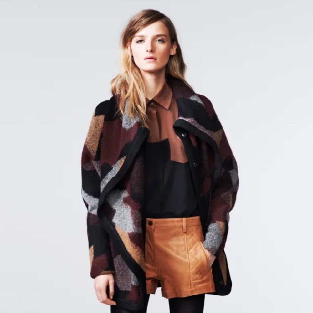 THAKOON ADDITION Fall 2012 Collection Wool Cardigan Jacket. Womens size 0  Small
